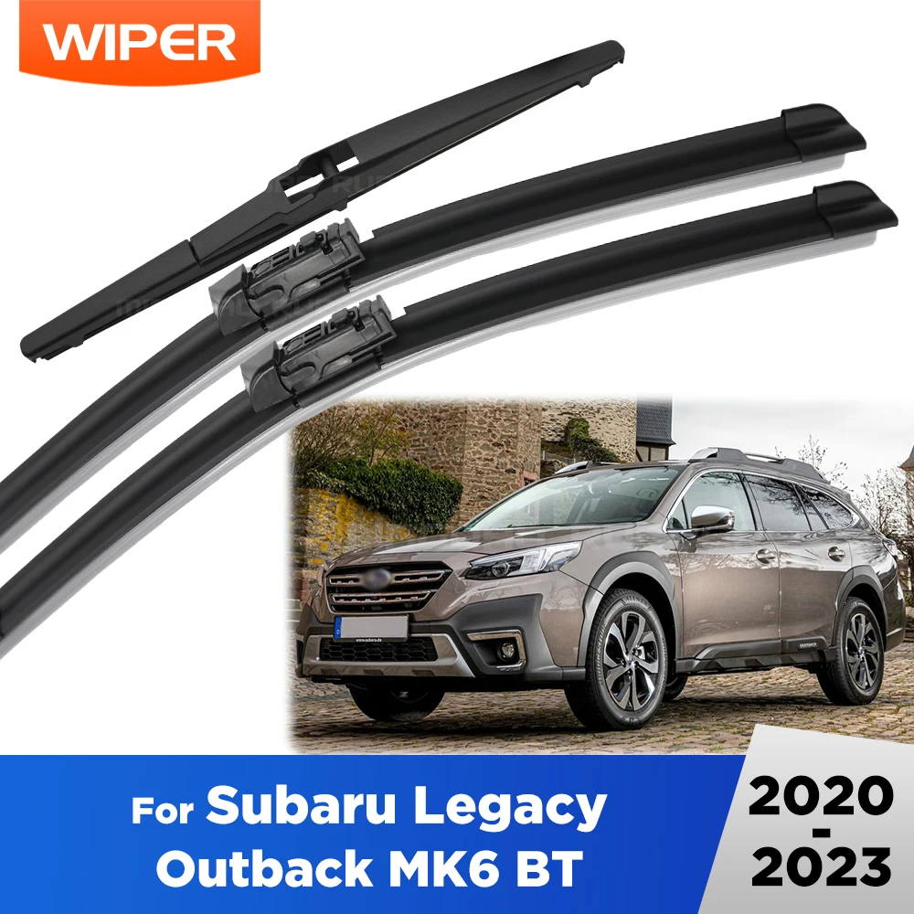 

Резиновые щетки стеклоочистителя для Subaru Legacy Outback MK6 BT 2020-2023 2021 OEM Fit бесшумные дворники лобового стекла 26 "+ 16" + 14"