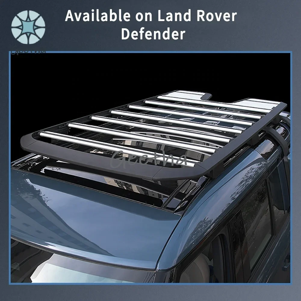 

Hot Sale Offroad 4x4 Auto Part Steel Chrome Roof Rack for 2020-2025 Land Rover Defender Car Accessories Roof Luggage