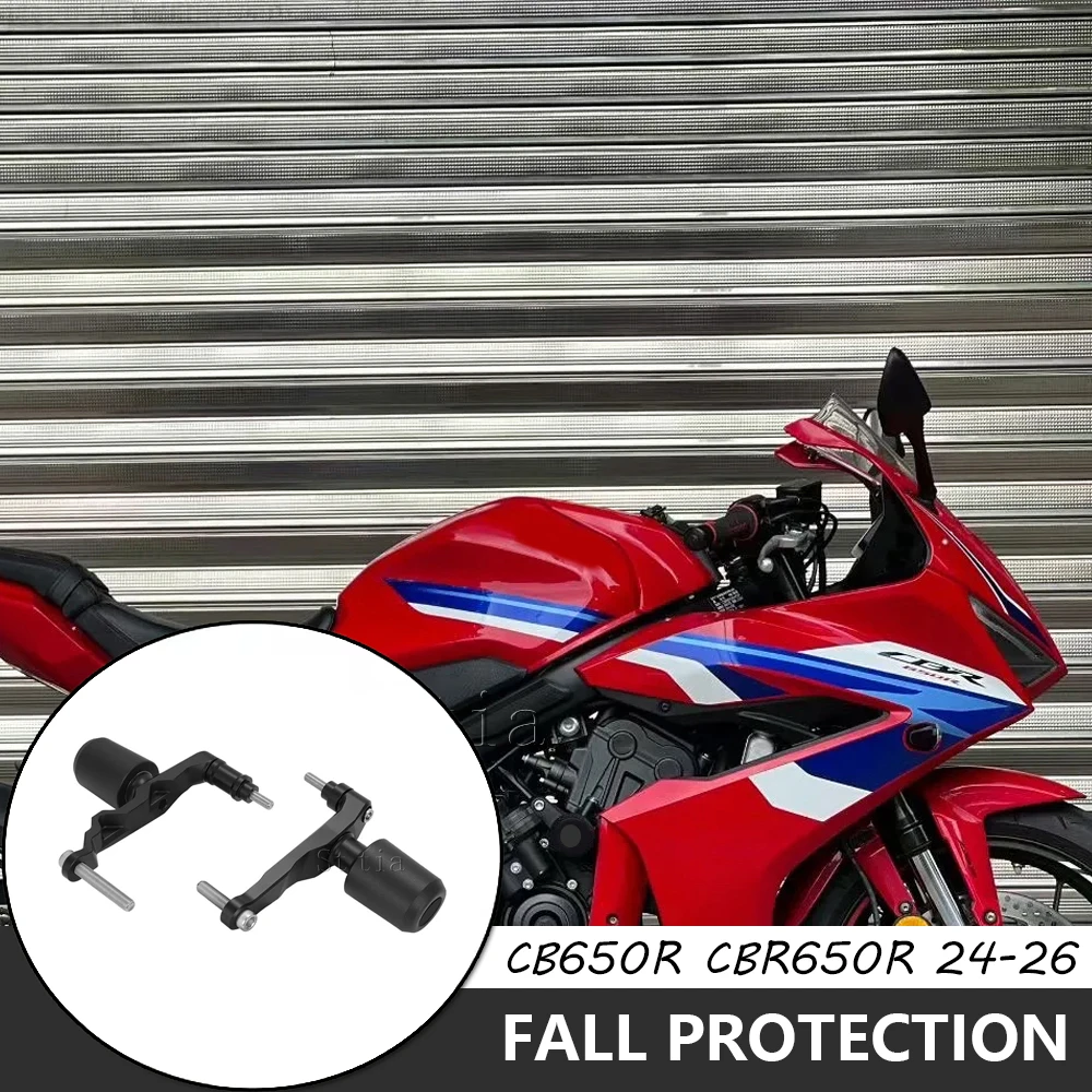 CBR650R Frame Sliders For HONDA CB650R CBR650R E-Clutch Motocross Frame Sliders Crash Protector Crash Mushrooms 2024 2025 2026