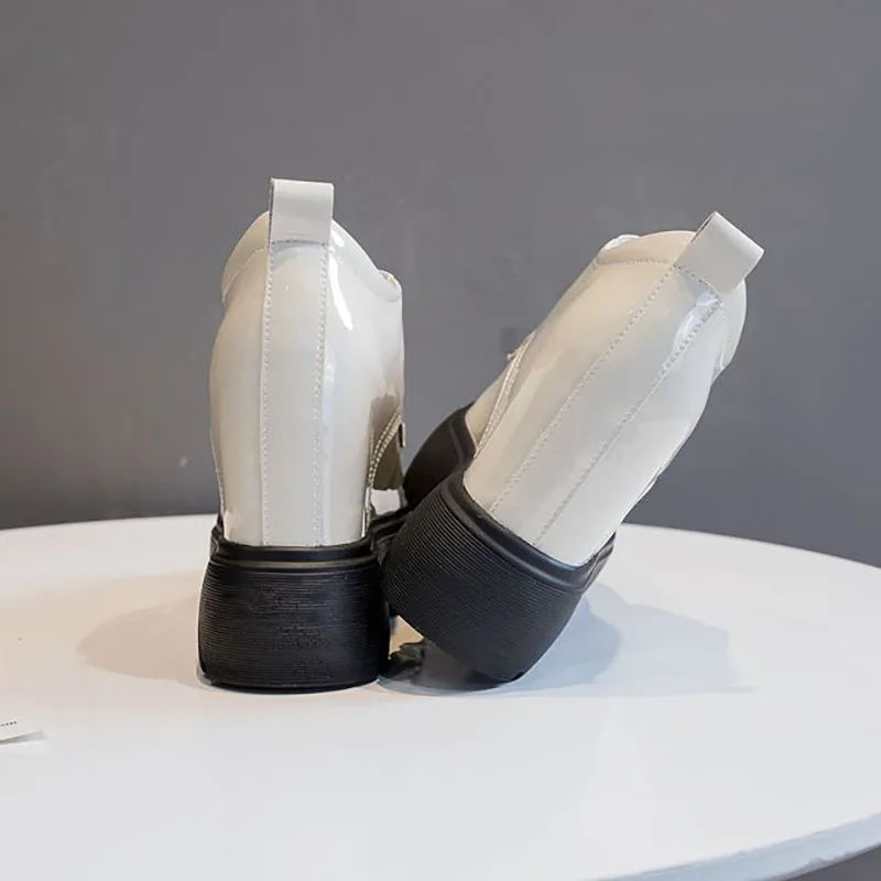 XMWRLW جلد طبيعي النساء الخريف الشتاء أحذية موضة كعب مخفي 11 سنتيمتر الإناث أسود أبيض أحذية رياضية النساء الدافئة أفخم الأحذية
