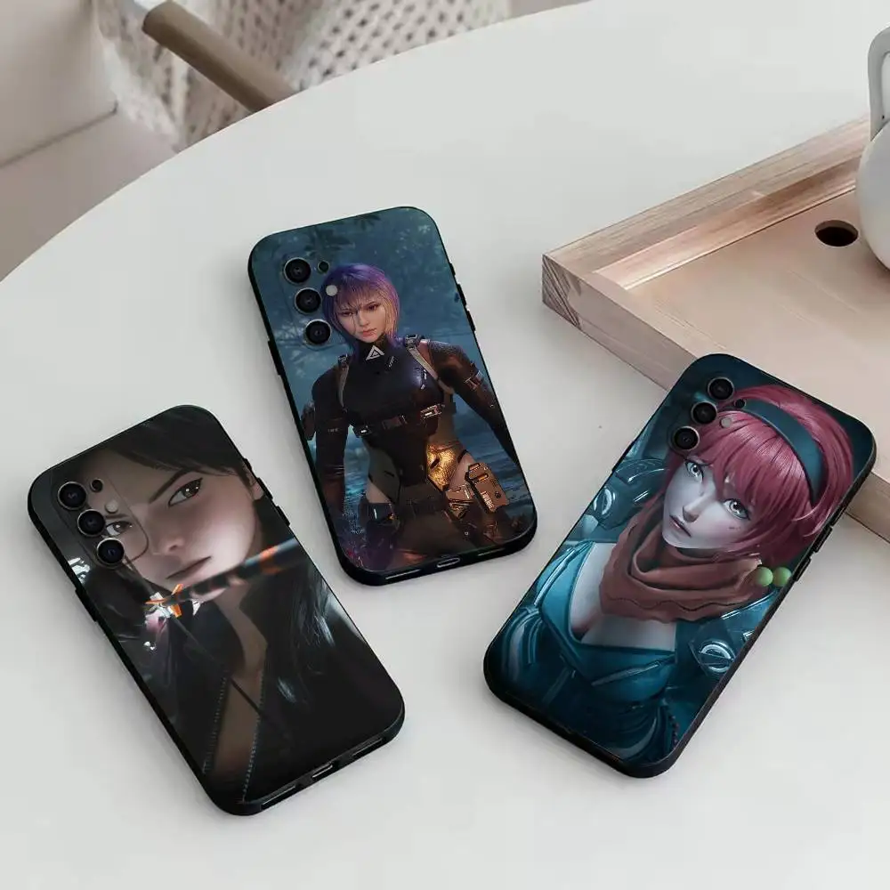 

L-Ling Cage Phone Case For Samsung S25,S24,S21,S22,S23,S30,Ultra,S20,Plus,Fe,Soft Silicone Black Cover