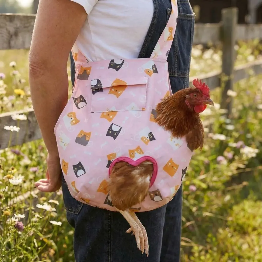 

Portable Chicken Holder Bag Large Capacity Breathable Poultry Transport Bag Durable with Handle Chicken Sling Carrier Farm Use
