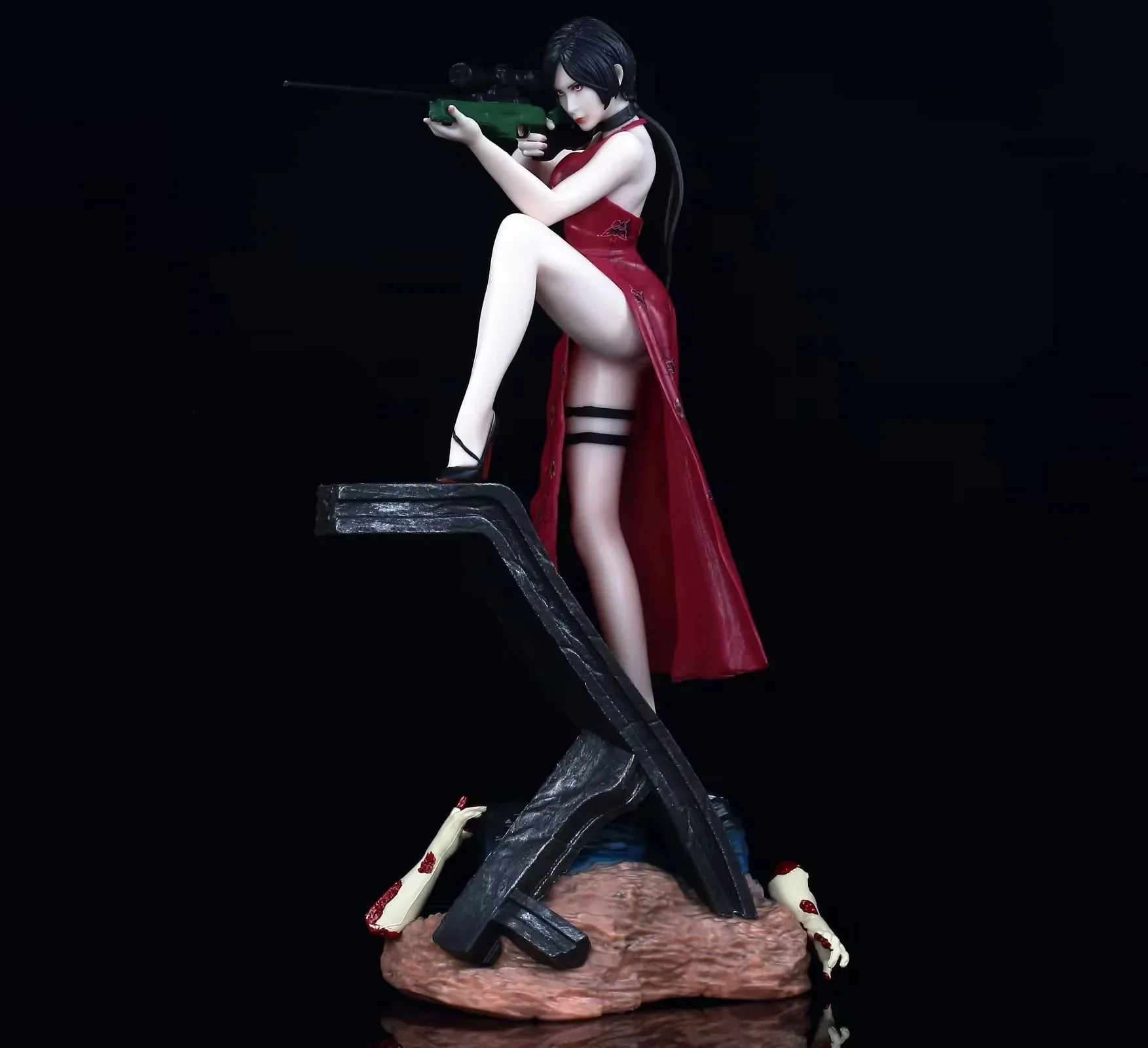 Biohazard Game AdaWong Statue PVC Ada Wong Action Figure Collectible Model Dolls Toys