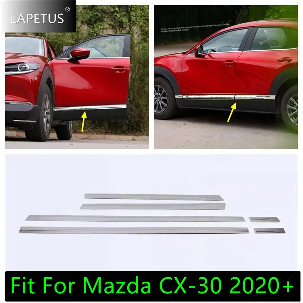 

Side Door Line Garnish Body Trim Accent Molding Cover Bezel Styling Protector Decor For Mazda CX-30 2020 - 2024 Auto Accessories