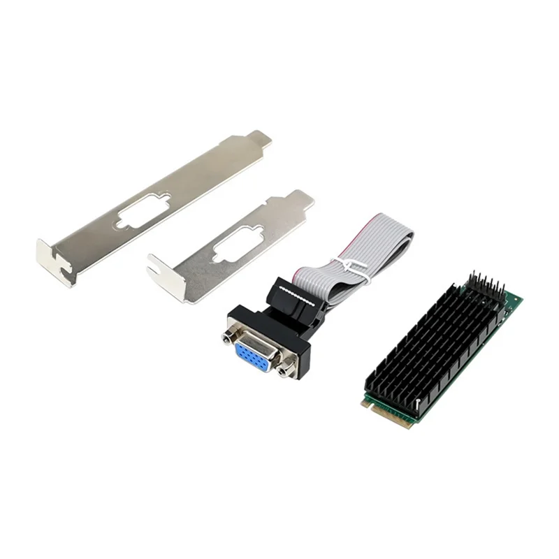 

ABGB-VGA 2K Встроенный сетевой адаптер промышленного класса M. 2 M Ключ 2280– AST2400 Графическая карта 2K с графическим процессором VGA, один порт