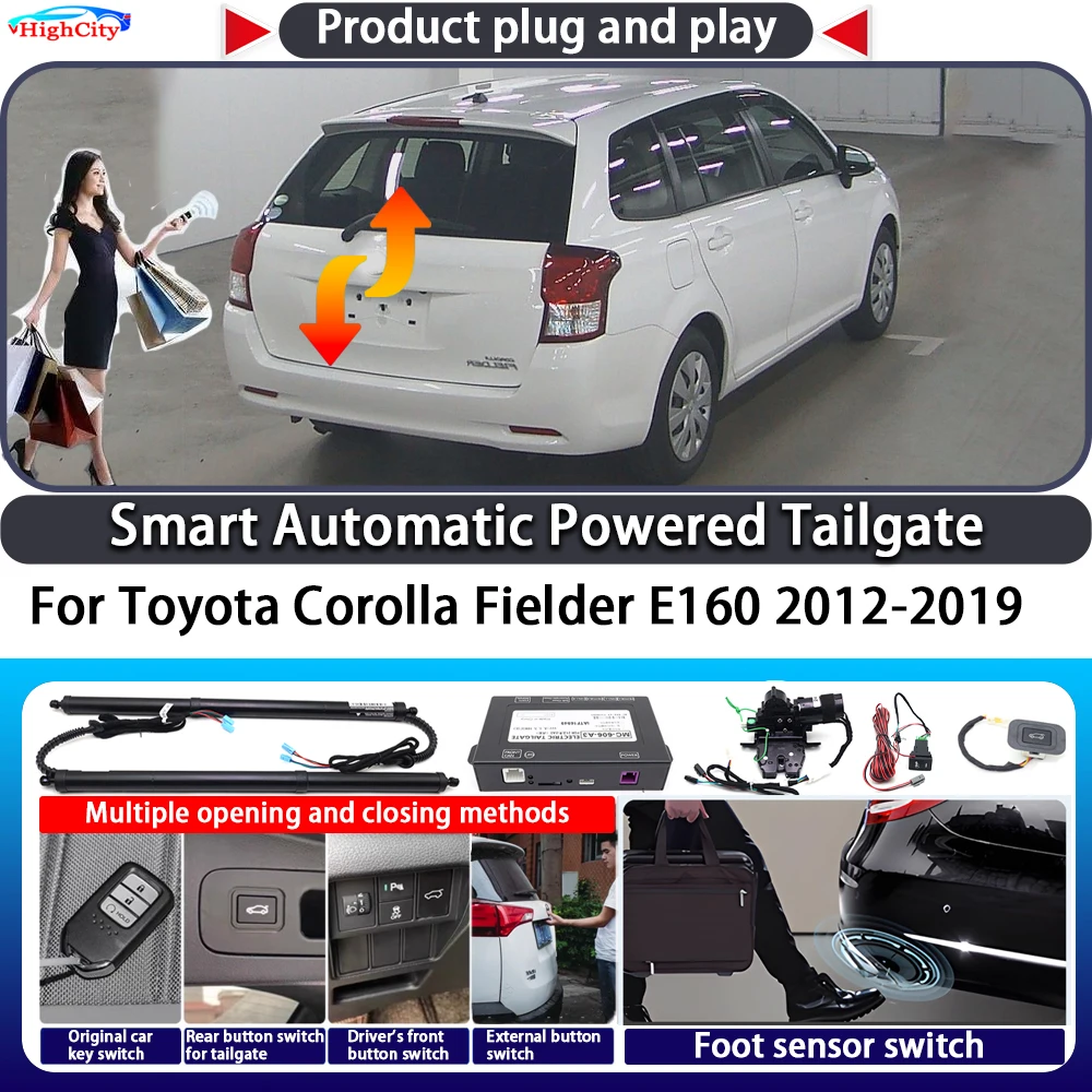 

For oyota Corolla Fielder E160 2012-2019 OEM Smart Automatic Powered Tailgate Key Control Trunk Lift Close Kit Power Tailgate
