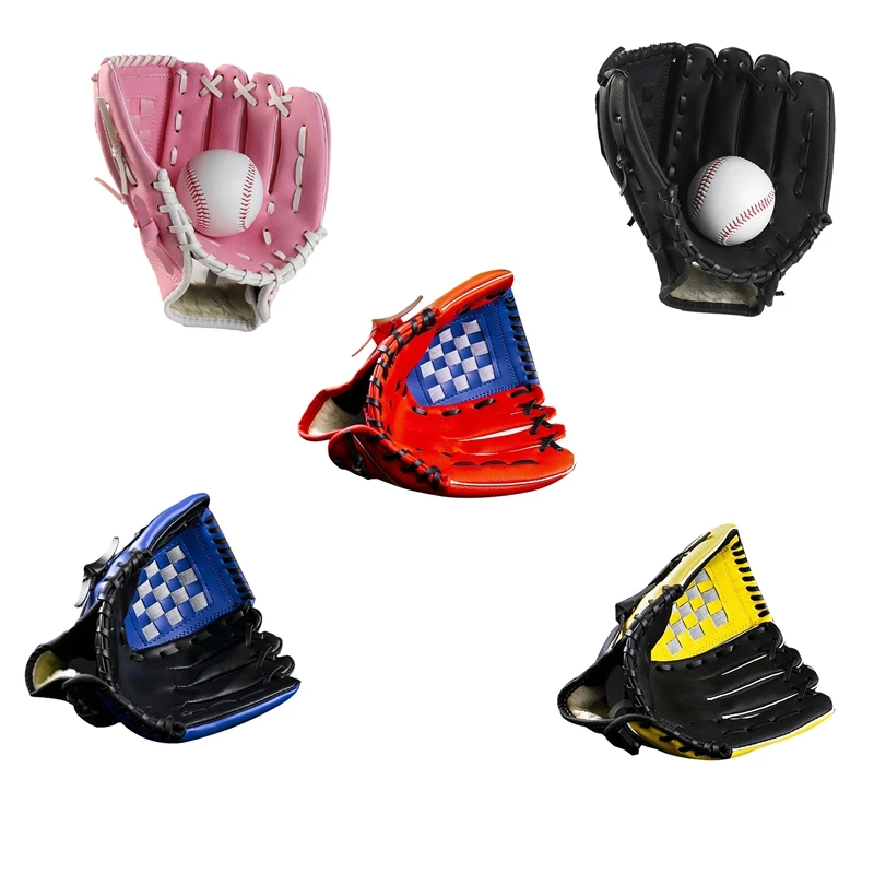 11.5 Inch Baseball Gloves Batting Gloves Youth Children's Pitching Gloves PU Catching Gloves