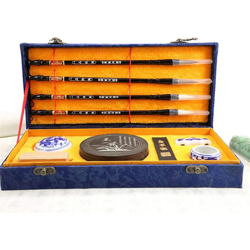 

Лидер продаж-10 шт., кисти для рисования, кисти для китайской каллиграфии, подарочный набор, акварельные инструменты, суми, живопись кандзи, художественный подарок