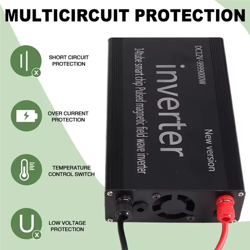 A51M-Power Inverter DC12V-9999000W Convertitore boost batteria Trasformatore inverter Kit trasformatore convertitore boost