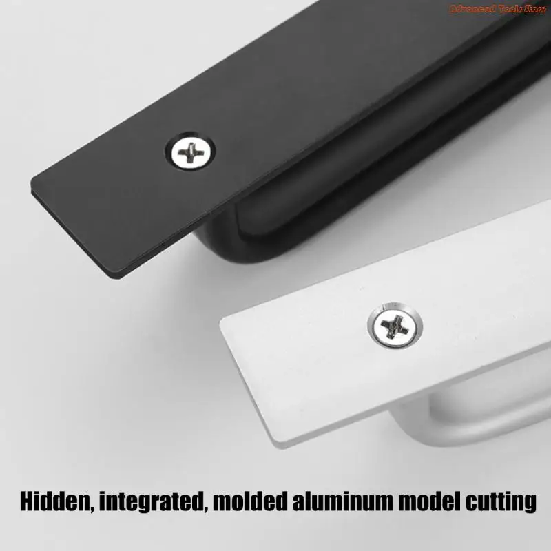 Pack of 6 Strips Cupboard Handles 147mm Scratchproof Door Handle set for Tile W91B