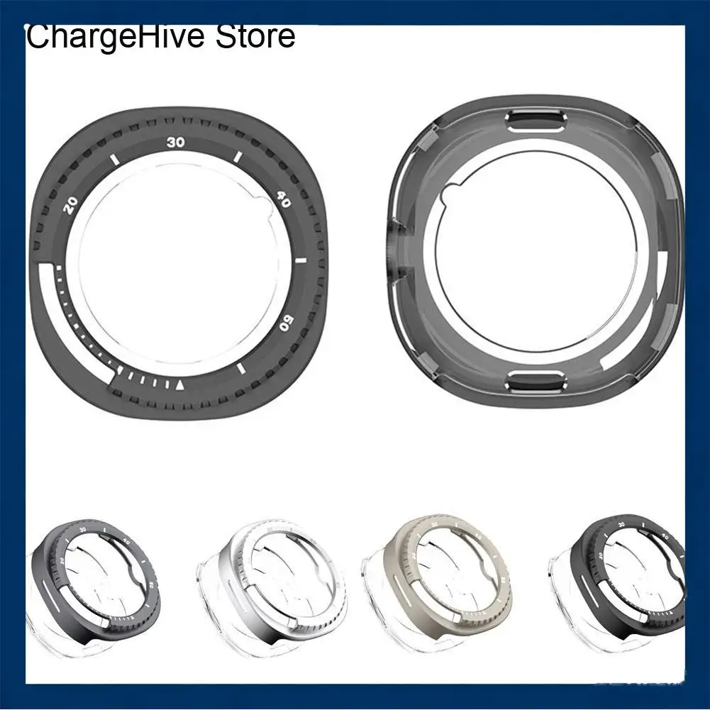 

For Galaxy Watch8 Classic 46mm Watch With Metal Protective Model Case Protective Gear Cover All-Around Shaped Bumper F8V2