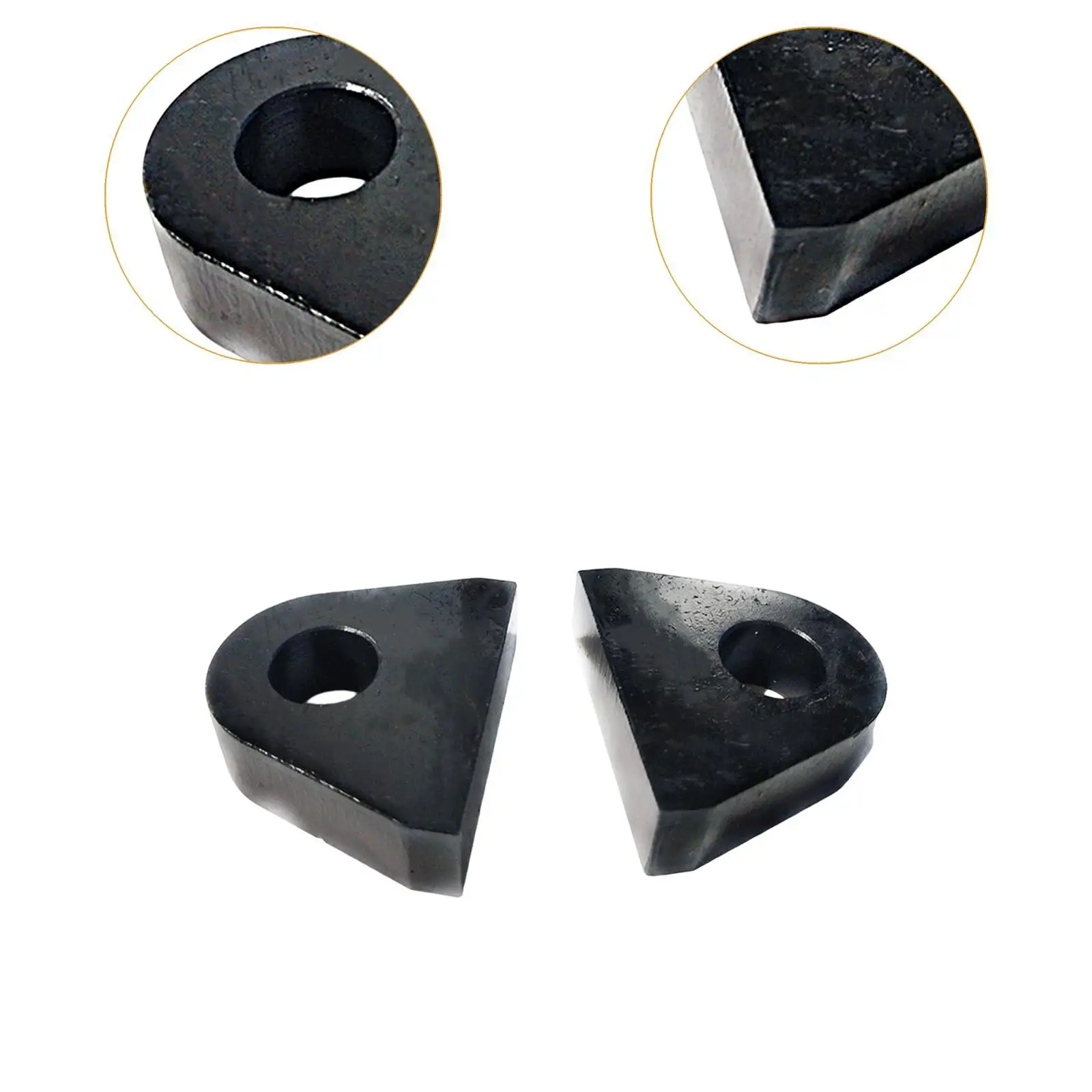 Practical Weld on Shackles Mount Steel Clevis Attachment for Offroad Towing and Hydraulic Tractor Buckets
