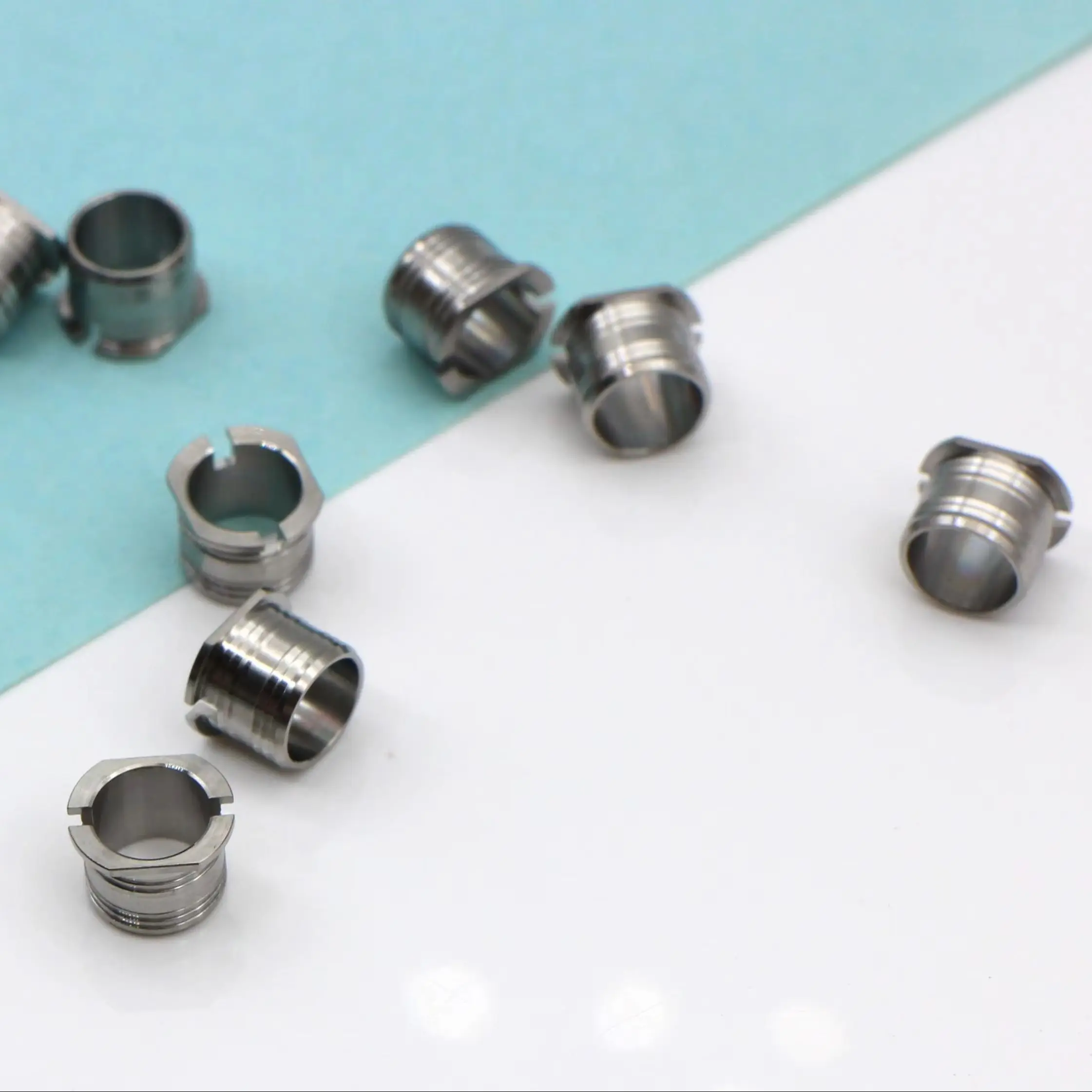 10pcs Titanium Grade Alloy Metal Guided Sleeve for Osstem Guide Sleeve Factory Inner 5.0mm 5.7mm