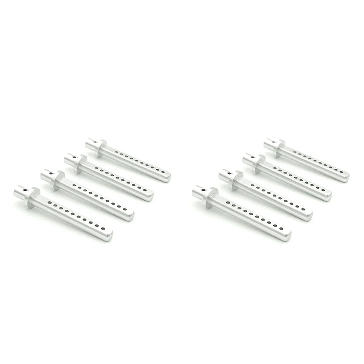 AS96-8Pcs Metal RC Car Shell Column Body Posts Mount For 1/10 Crawler Car Axial SCX10 SCX10 II RC4WD D90 TF2 Tamiya,Silver