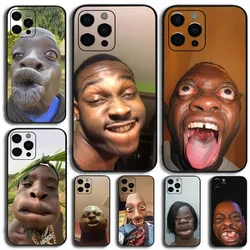 Ugly Man Funny Phone Case For Apple iPhone 15,14,13,12,11,Pro,X,XS,Max,XR,Plus,Mini Soft Black Cover