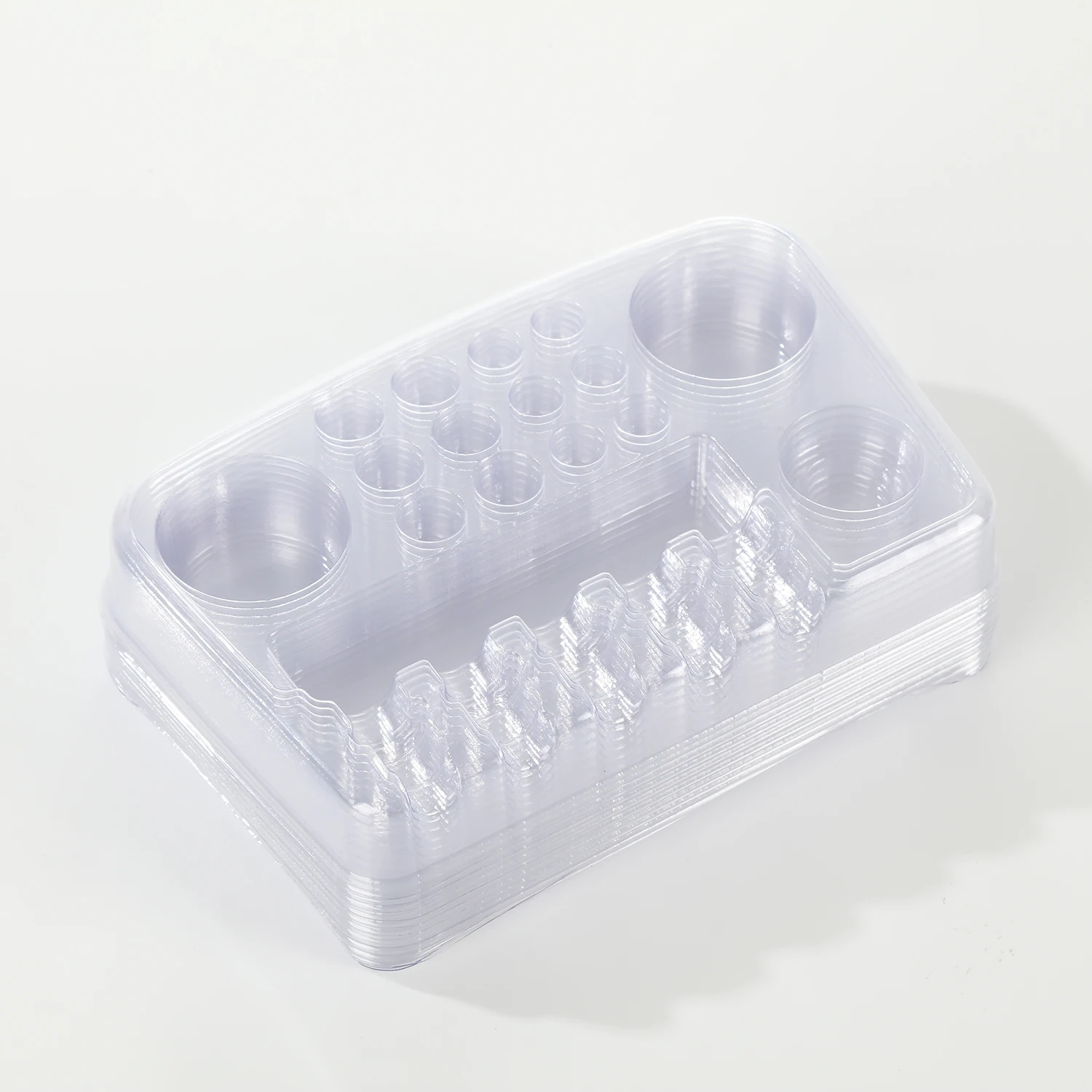 12 قطعة المتاح الوشم الحبر صينية خرطوشة الإبر حامل المحمولة كوب بلاستك حامل لوازم الوشم مناسبة لفناني الجسم #5