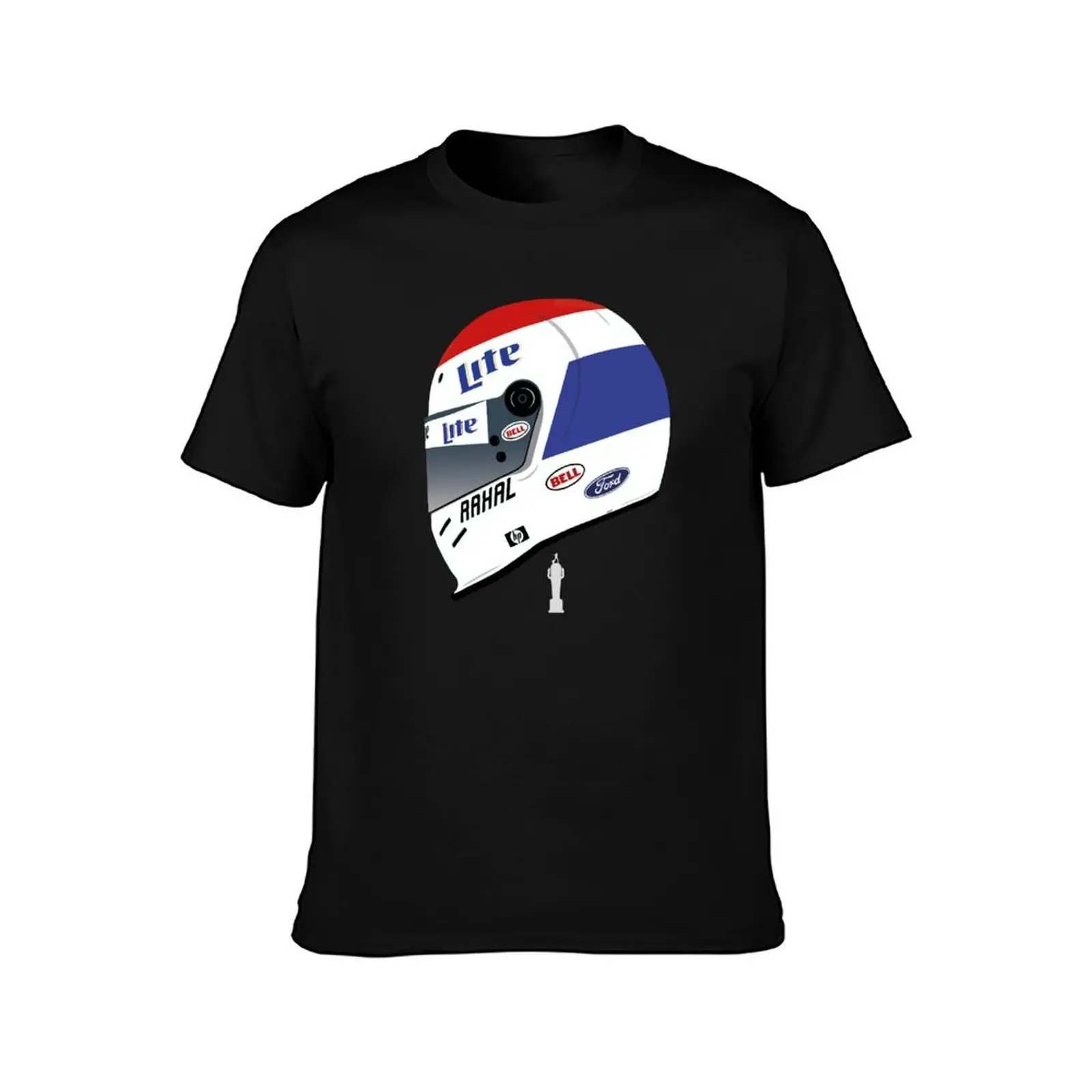 Bobby Rahal (1998) Trophy edition helmet T-Shirt Gym Wear Breathable Short Sleeve Tee T-Shirt