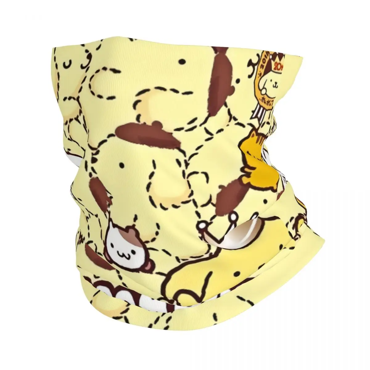 

Custom Pompompurin Sanrio Cartoon Winter Headband Neck Warmer Men Women Ski Hunting Tube Scarf Face Bandana Gaiter