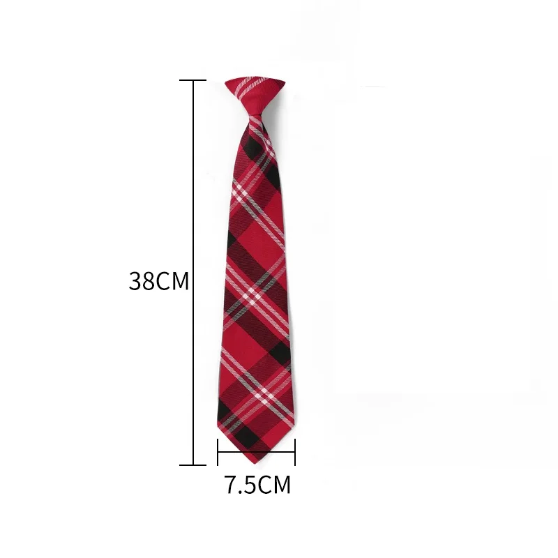 Fashion Plaid Neck Ties For Men Women Casual Necktie Suits Boys Girls Ties Slim Men Gravatas Simple Adjustable Student Tie