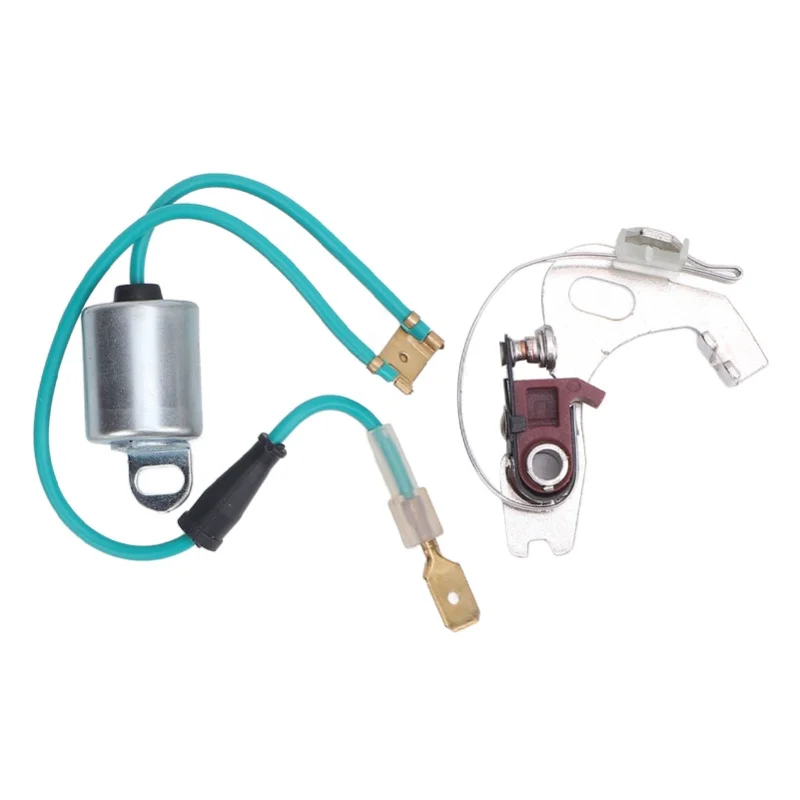 Distributor Points And Condenser Set Metal Construction Professional Distributor Points Kit Replacement For Lucas 43D 45D