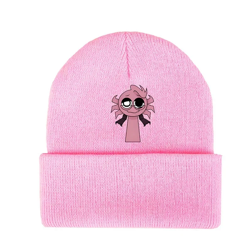 2024 Sprunki Rhythm Box Knitted Hat Autumn And Winter Warm Men's And Women's Versatile Pullover Hat Children's Birthday Gifts