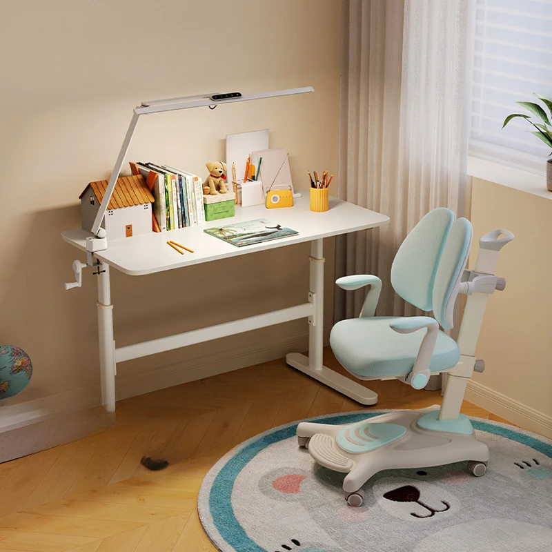 Baby Study Kids Desk Writing Children's Height Adjustable Drawer Cute Bedroom Desks Auxliar Computer Child Desk Tables Furniture