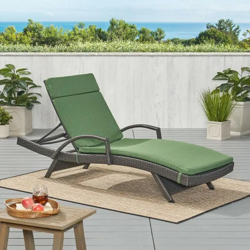 

Outdoor Chaise Lounge Cushion Set (2PCS) - Comfortable and Stylish Cushions for Patio, Garden, or Poolside Use