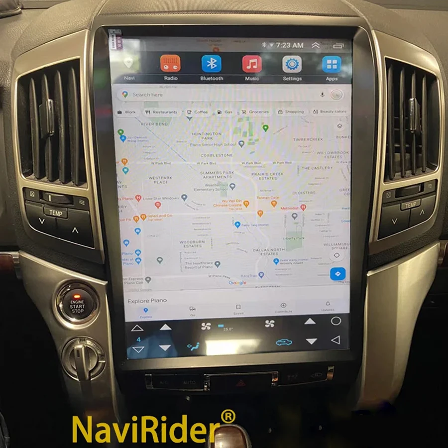 15.6 Inch Android 13 Radio For Toyota Land Cruiser 200 LC200 2012 - 2008 Screen Navigator Multimedia Car Video Player Head Unit
