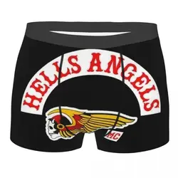 Hells Angels World Logo Boxer Shorts For Men 3D Printed Underwear Panties Briefs Breathable Underpants