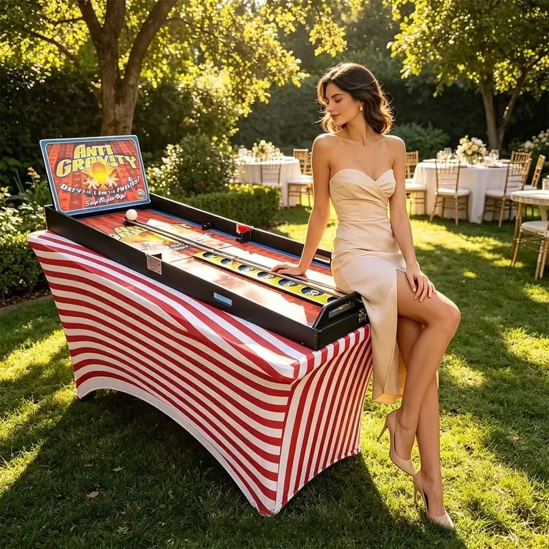 Hand Operated Interactive Upward Rolling Ball Challenge Game Precision Control Skill Competition Table Game Equipment