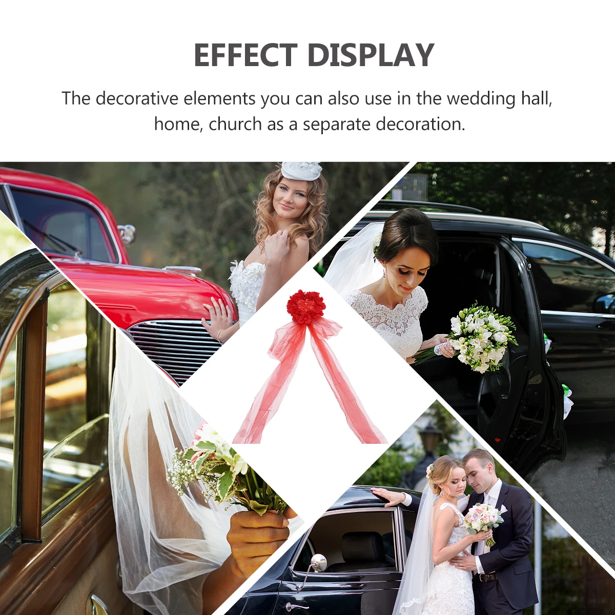 

Car Artificial Flowers For Wedding Decoration Flower Belt Car Head Decorative Flower Artificial Flowers For Wedding Decoration
