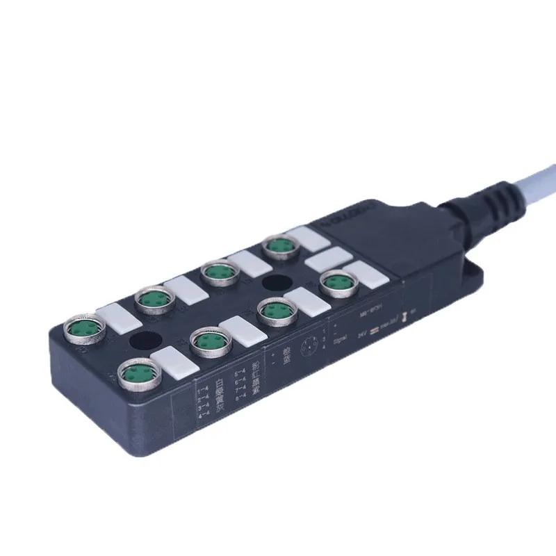 For M8A3-8K3PN-PVC with Lead 8 Port IO Single Channel PNPN Junction Box Distributor