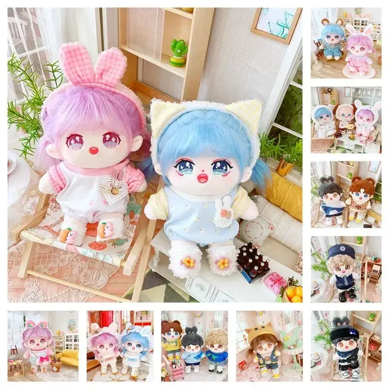 20cm cotton doll suit baby clothes star doll normal fat body doll clothes  doll accessories
