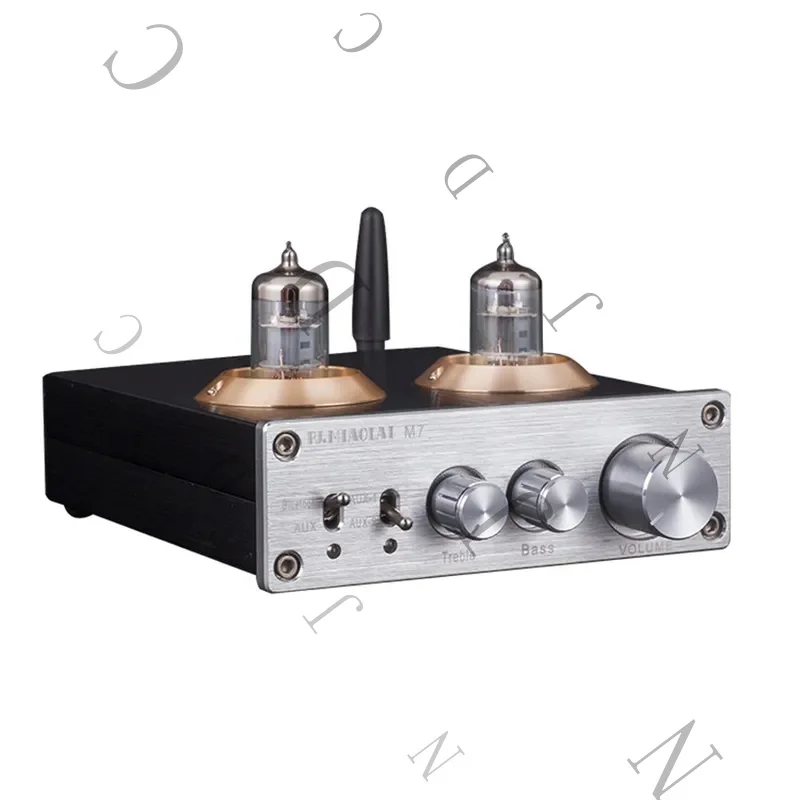 PJ.MIAOLAI M7 Pre-Amplifier Fever HiFi Bile 2CH PreAmp 6J1 Electron Tube