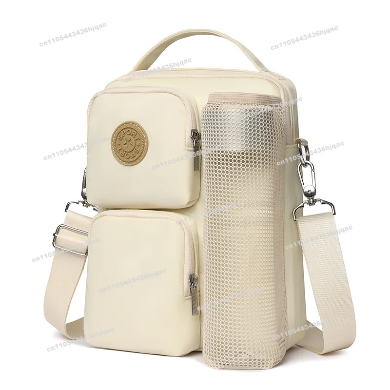 Large-capacity Short-trip Shoulder Bag, Light and Simple, Wear-resistant Waterproof Backpack, Multi-compartment Lightweight