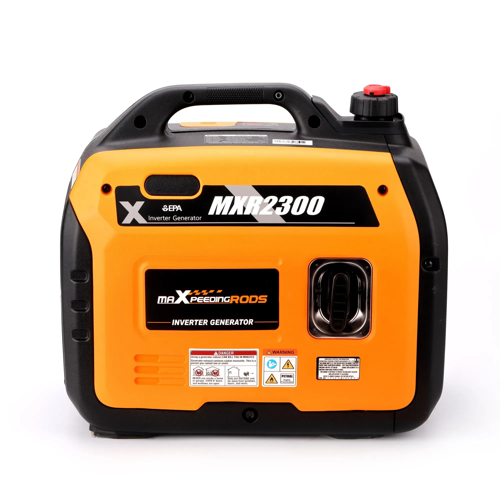 MaXpeedingrods 2300W 2.3KW Portable Gasoline Inverter Generator Lightweight For RV Camping EU US Socket Plug