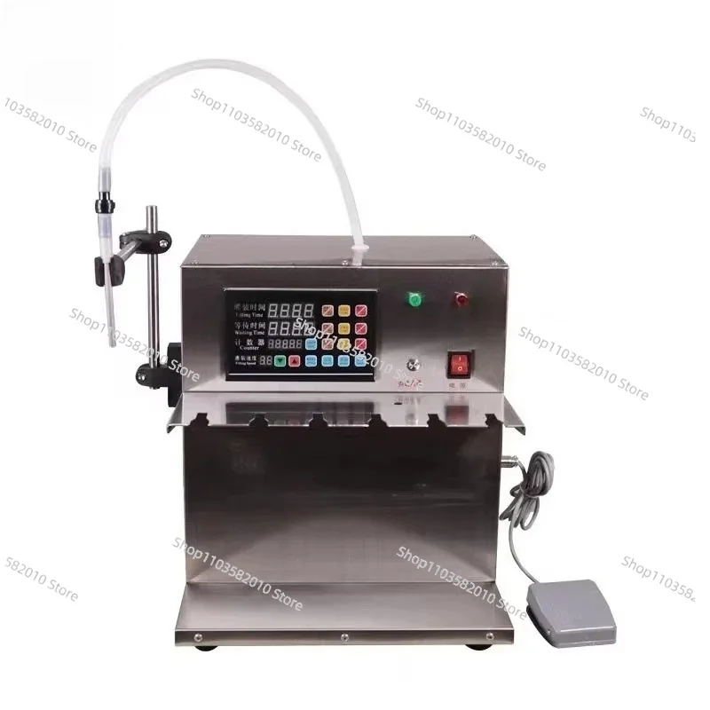 10-Head Automatic Liquid Filling Machine (3-4000ml), Piston Bottling Equipment for Essential Oils & Juice