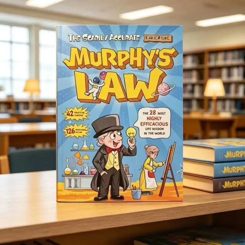 2 Books Set Kids Comic Book Murphy's Law & Raise Children Street-Smart Educational Reading Book for Parent-child Reading