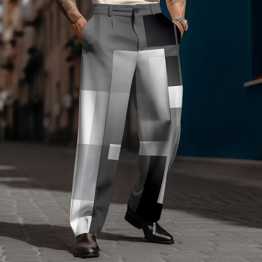 

SPRING AND SUMMER MEN'S SUIT PANTS WITH SIMPLE STYLE COLLOCATION, ENHANCE THE FASHION CASUAL MEN'S SUIT PANTS FASHION TASTE 2024