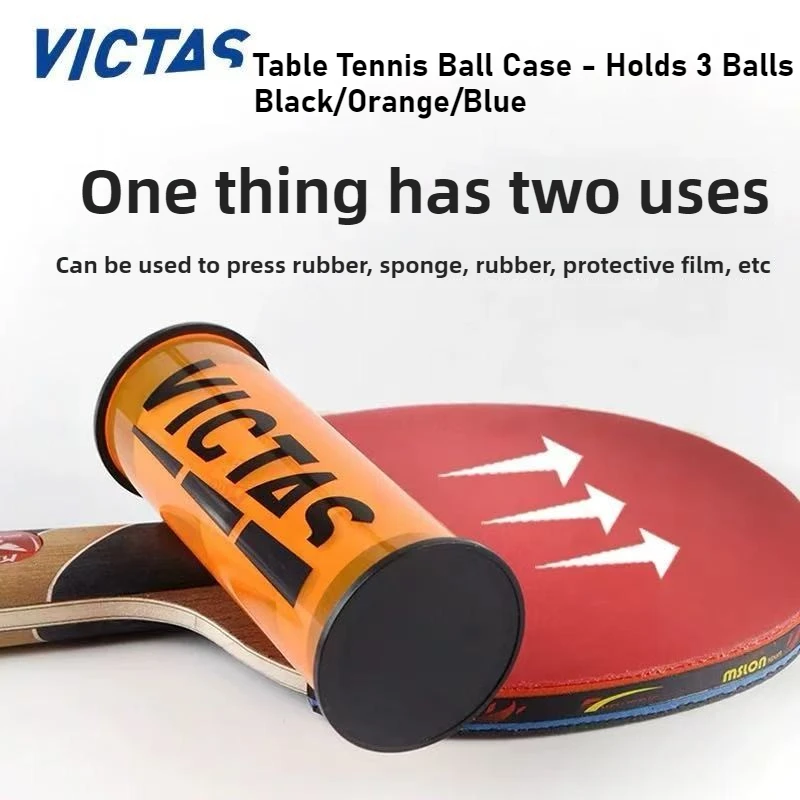 

VICTAS 1/2PCS Table Tennis Ball Case Portable Tube Holds 3 Balls Storage Box Ping Pong Balls Storage Tube Durable 3Color