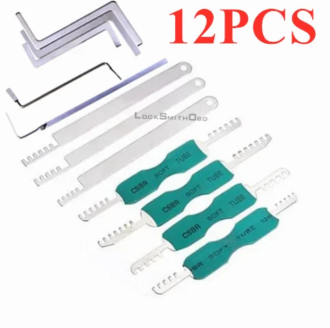 12pcs-picks Lock Pick Set Locksmith Tool Lock Pin Broken Key Extractor Key Remove Hooks Lock Professional DIY Hand Tools