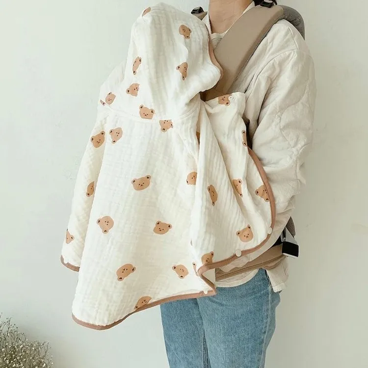 

Baby Hooded Bath Towel Receiving Blanket Cartoon Printed Soft Cotton Swaddle Wrap Towel Cape Bathrobe Cloak Poncho for Kids