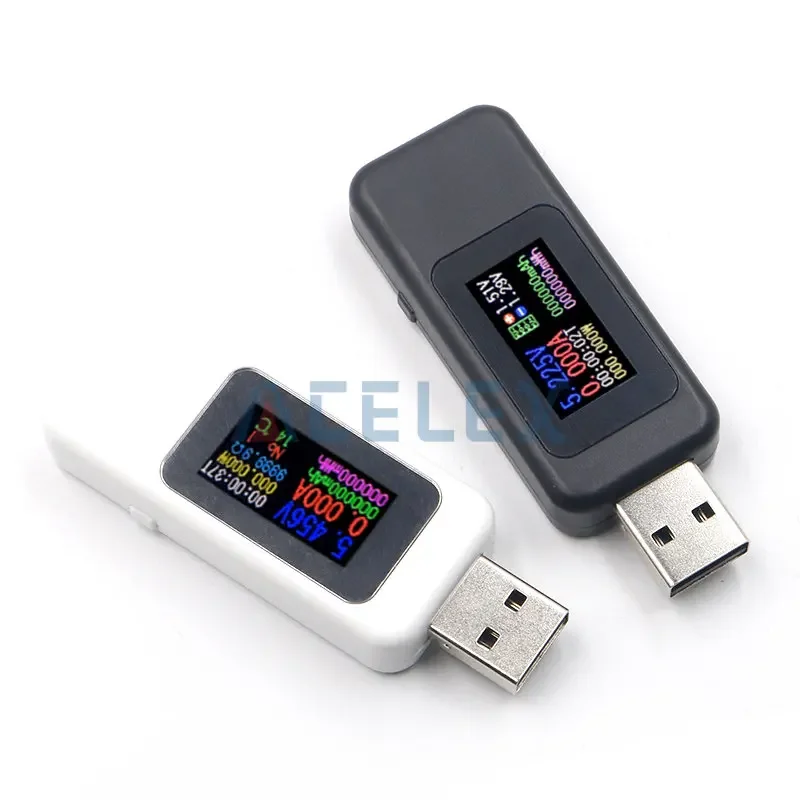 10 in 1 USB tester DC Digital voltmeter amperimetro current voltage meter amp volt ammeter detector power bank charger indicator