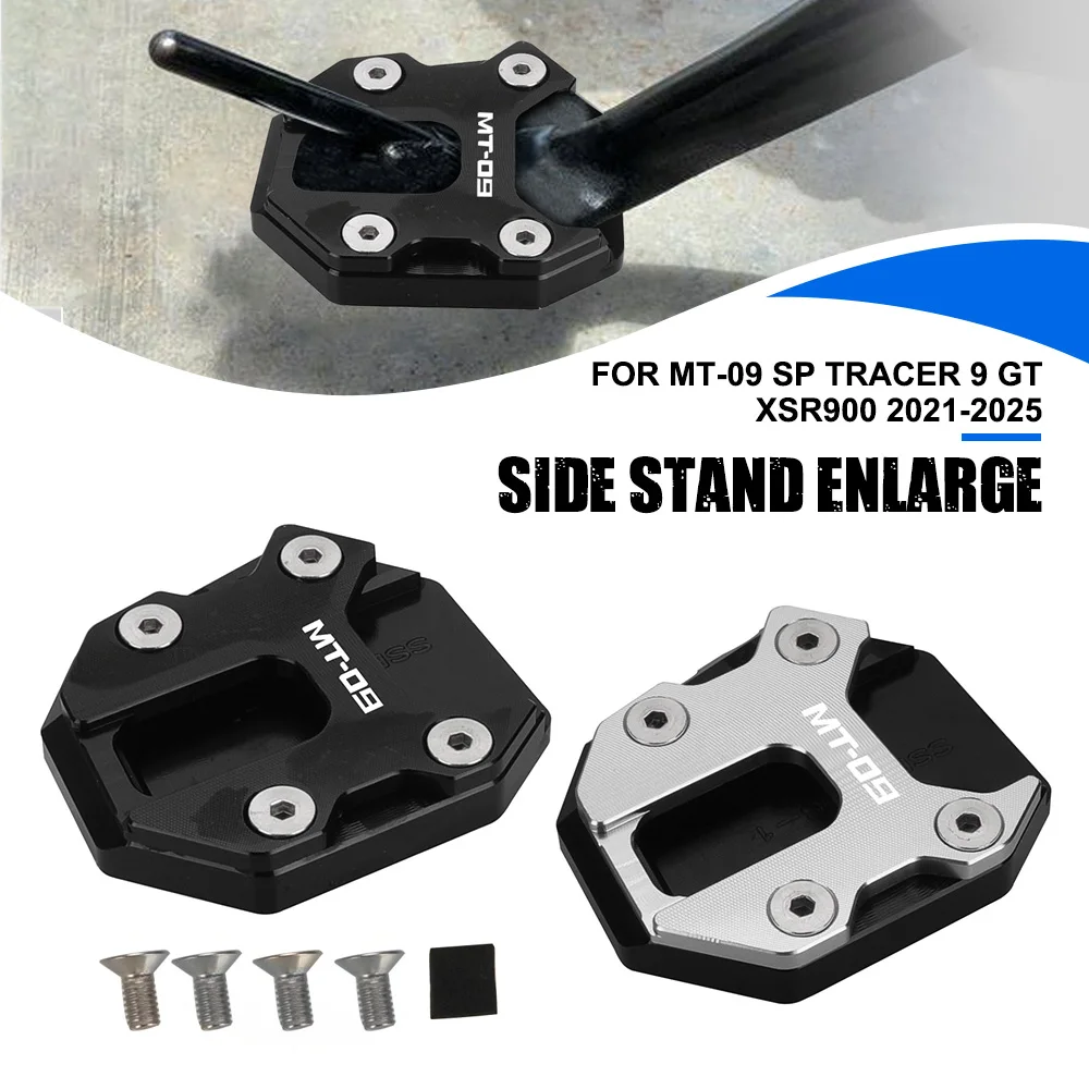 

Accessories Kickstand Foot Side Stand Pad Support Enlarge Plate For Yamaha MT-09 SP TRACER 9 GT XSR900 2021 2022 2023 2024 2025