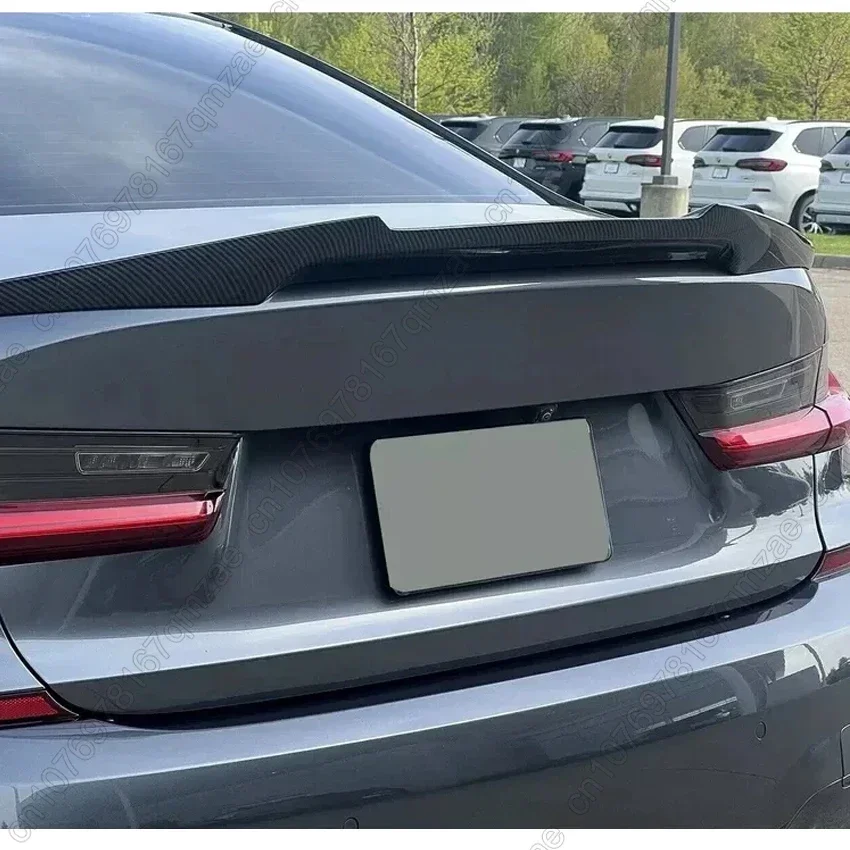 For BMW 3 Series G20 320i 320d 330i 330d M340i 2019-2023 M4 Style Rear Trunk Spoiler Wings Rear Trunk Tail Wing Bodykits Tuning