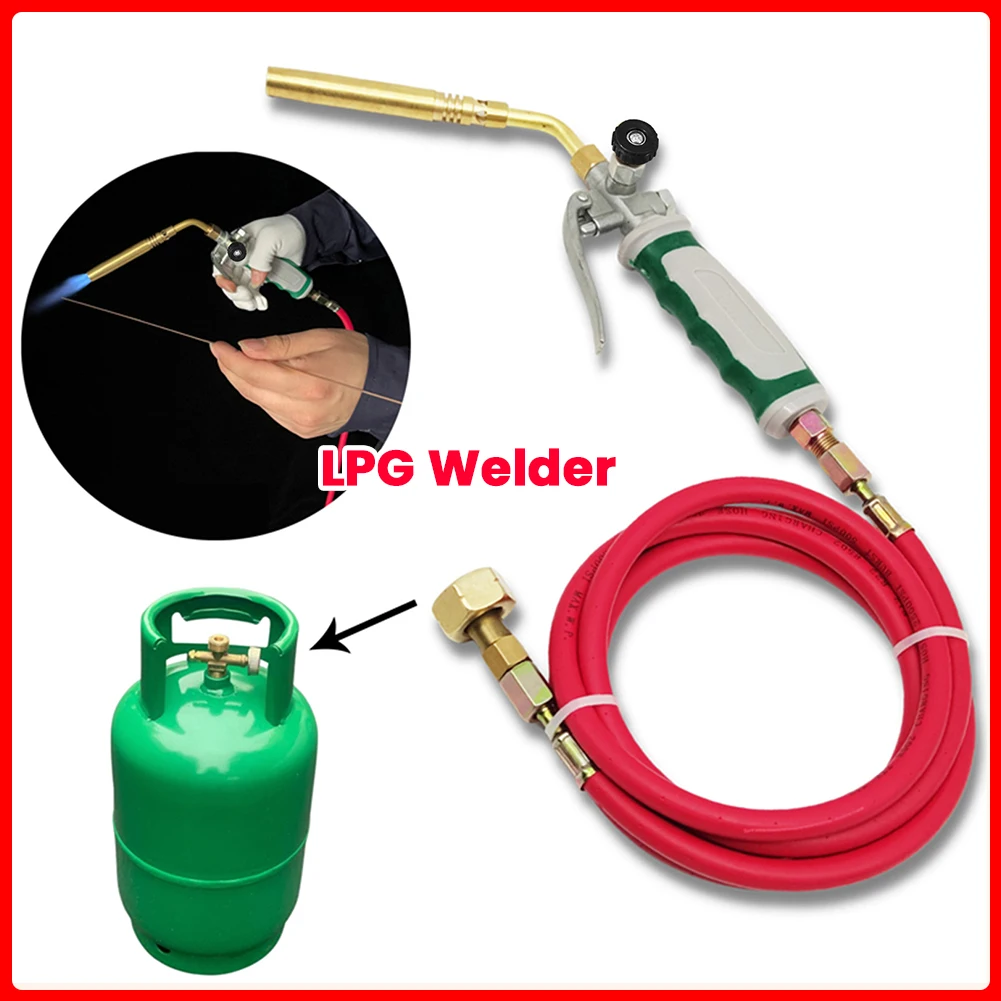 Germany Style Liquefied Gas Welding Gun High Temperature Resistance Portable Refrigeration Oxygen-Free Torches Welding Equipment