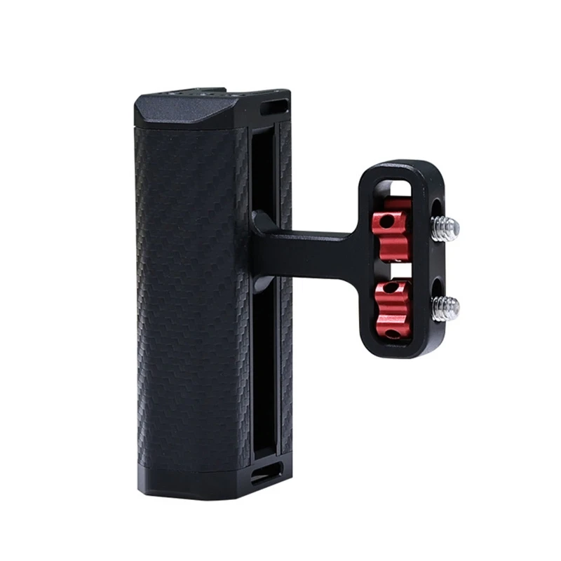 Universal อลูมิเนียมด้านข้าง Handle Grip Built-In ประแจรองเท้าเย็นสำหรับกล้อง DSLR Cage เติม Microphone Lampu