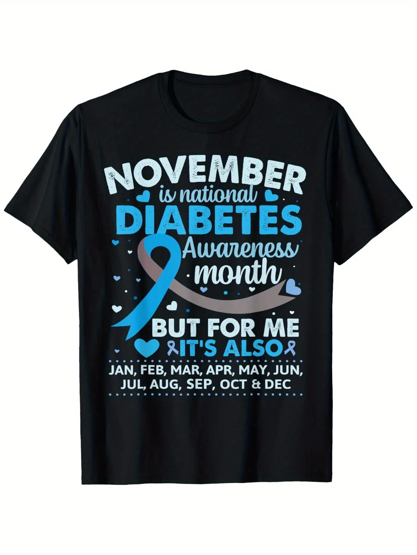 

T-shirt National Immunization Awareness Month T-shirt 100% pure cotton Gift Suitable for men, women, dads, moms, and friends