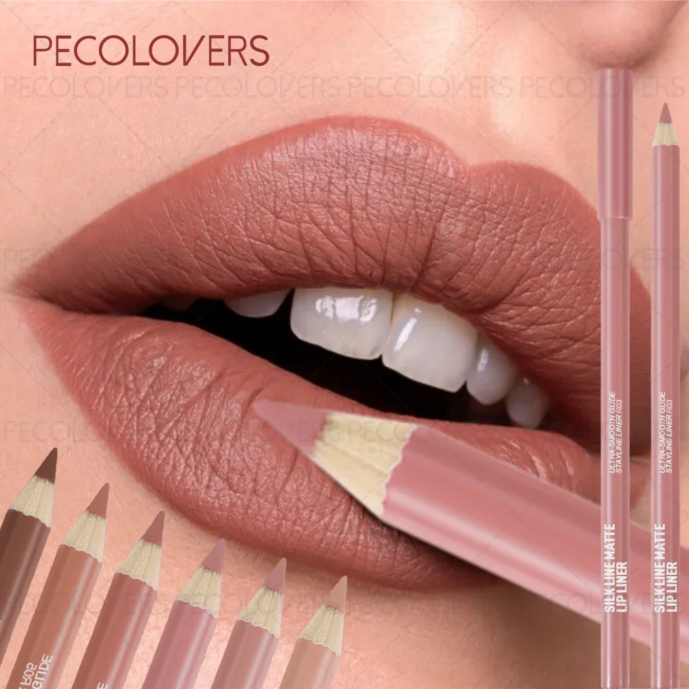 1 szt. Gładki, aksamitny, matowy konturówka do ust - łatwa do nakładania i blendowania, nie pozostawia śladów na kubkach, dla wszystkich rodzajów skóry, prezent na Boże Narodzenie