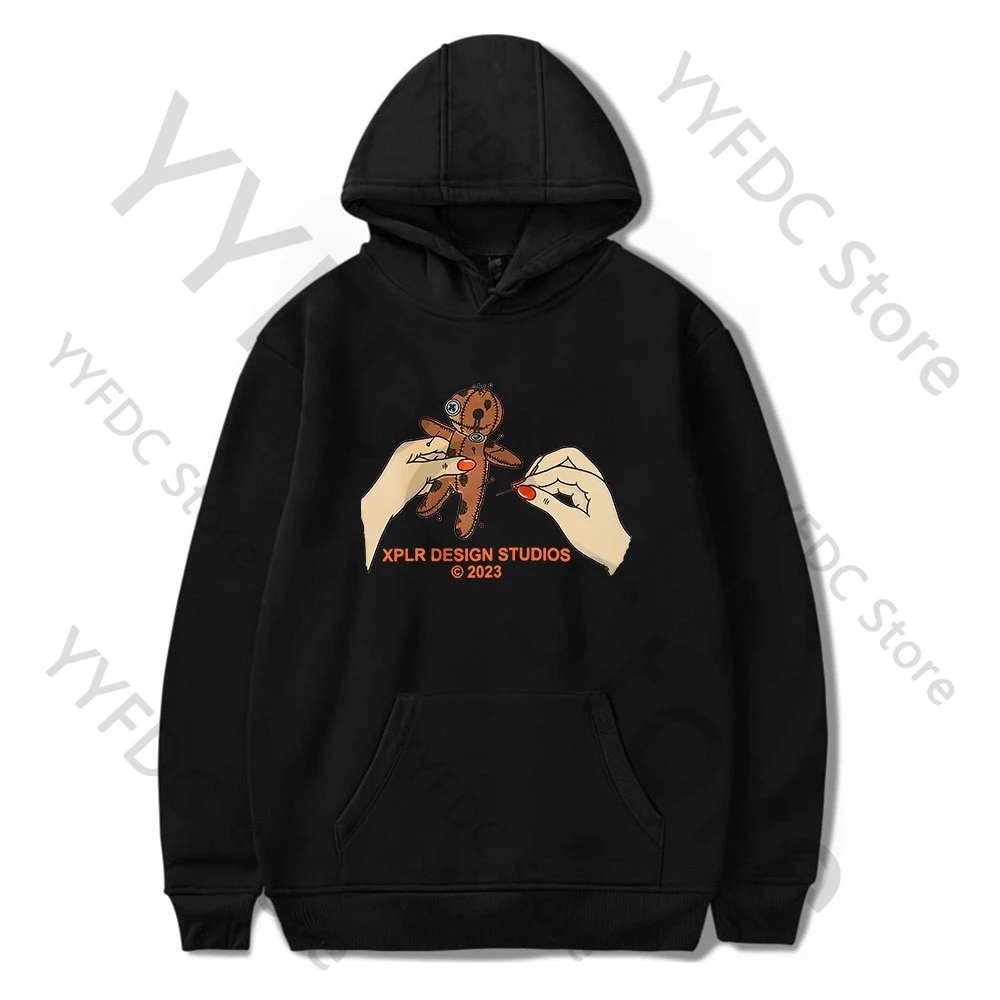 Sam And Colby Hoodies Fashion Cartoon Voodoo Sweatshirts XPLR Merch Unisex Pullovers Men Women Hip Hop Y2k Hoodie